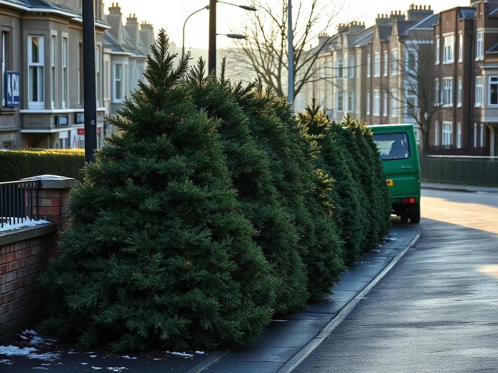 Christmas tree collection and recycling service